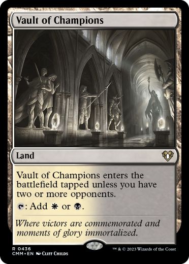 [436]【EN】【FOIL】勝者の大霊堂/Vault of Champions【CMM】[R][土地]