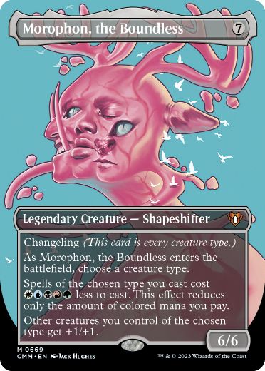[669]【EN】【FOIL】■ボーダーレス■限りないもの、モロフォン/Morophon, the Boundless【CMM】[M][無]