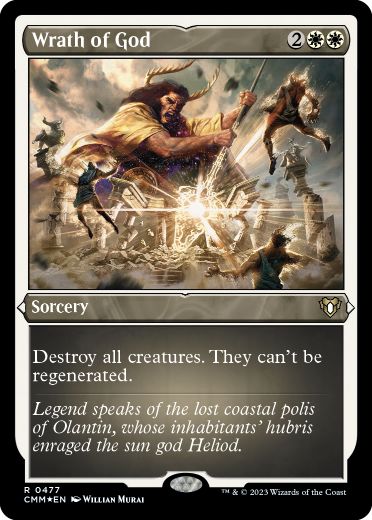 [477]【EN】【エッチングFOIL】神の怒り/Wrath of God【CMM】[R][白]