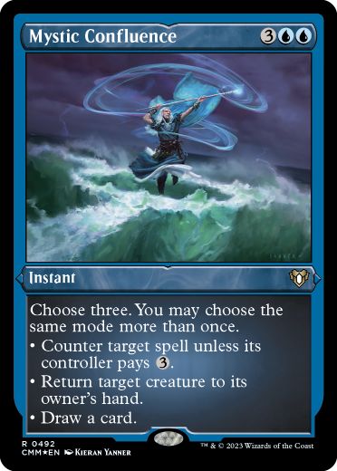 [492]【EN】【エッチングFOIL】神秘の合流点/Mystic Confluence【CMM】[R][青]