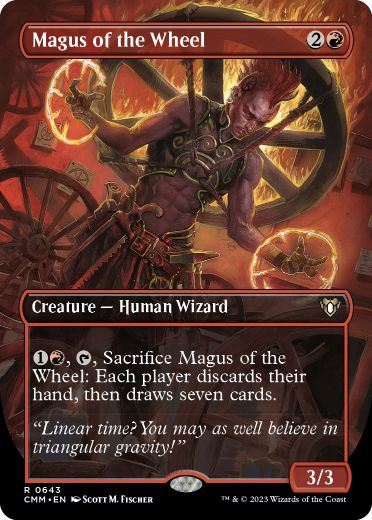 [643]【EN】【FOIL】■ボーダーレス■輪の大魔術師/Magus of the Wheel【CMM】[R][赤]