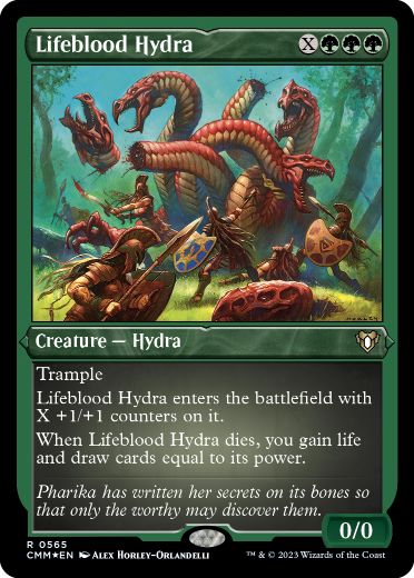 [565]【EN】【エッチングFOIL】生命線のハイドラ/Lifeblood Hydra【CMM】[R][緑]