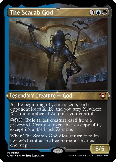 [590]【EN】【エッチングFOIL】スカラベの神/The Scarab God【CMM】[M][多色]
