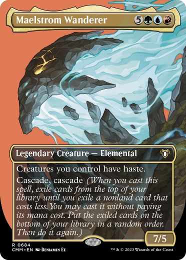 [684]【EN】【FOIL】■ボーダーレス■大渦の放浪者/Maelstrom Wanderer【CMM】[R][多色]