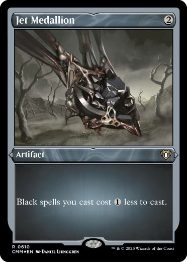[610]【EN】【エッチングFOIL】黒玉の大メダル/Jet Medallion【CMM】[R][茶]