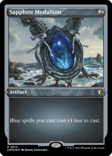 [614]【EN】【エッチングFOIL】サファイアの大メダル/Sapphire Medallion【CMM】[R][茶]