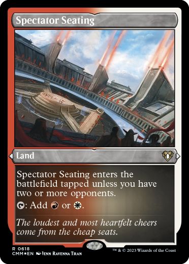 [618]【EN】【エッチングFOIL】観客席/Spectator Seating【CMM】[R][土地]
