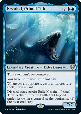[401]【EN】原初の潮流、ネザール/Nezahal, Primal Tide【CMR】[R][青]