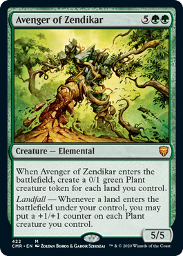 [422]【EN】ゼンディカーの報復者/Avenger of Zendikar【CMR】[M][緑]
