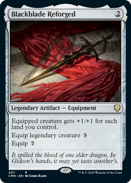 [457]【EN】再鍛の黒き剣/Blackblade Reforged【CMR】[R][茶]
