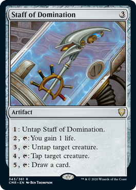 [343]【EN】威圧の杖/Staff of Domination【CMR】[R][茶]