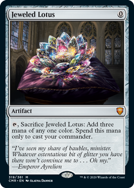 [319]【EN】【FOIL】宝石の睡蓮/Jeweled Lotus【CMR】[M][茶]