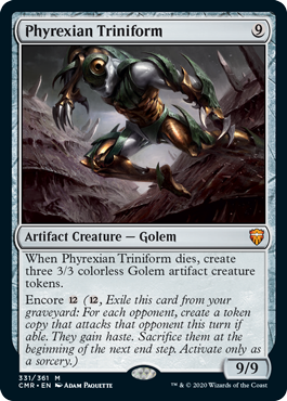 [331]【EN】【FOIL】ファイレクシアの三重体/Phyrexian Triniform【CMR】[M][茶]