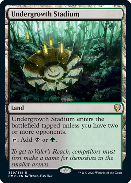 [359]【EN】【FOIL】下生えの競技場/Undergrowth Stadium【CMR】[R][土地]