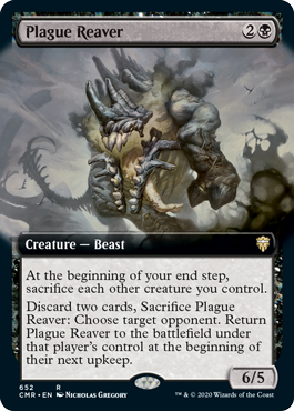 [652]【EN】【FOIL】■拡張アート■疫病の肉裂き/Plague Reaver【CMR】[R][黒]