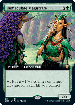 [679]【EN】【FOIL】■拡張アート■清廉潔白な判事/Immaculate Magistrate【CMR】[R][緑]