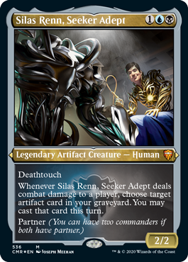 [536]【EN】【エッチングFOIL】求道の達人、サイラス・レン/Silas Renn, Seeker Adept【CMR】[M][多色]