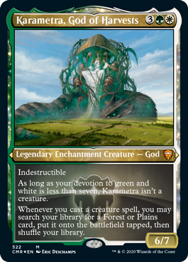 [522]【EN】【エッチングFOIL】収穫の神、ケイラメトラ/Karametra, God of Harvests【CMR】[M][多色]