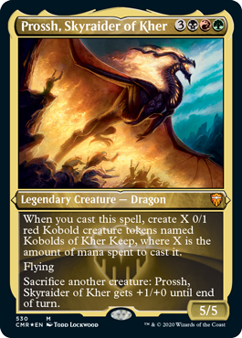 [530]【EN】【エッチングFOIL】カーの空奪い、プローシュ/Prossh, Skyraider of Kher【CMR】[M][多色]