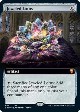 [695]【EN】【FOIL】■拡張アート■宝石の睡蓮/Jeweled Lotus【CMR】[M][茶]