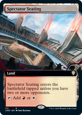 [711]【EN】【FOIL】■拡張アート■観客席/Spectator Seating【CMR】[R][土地]