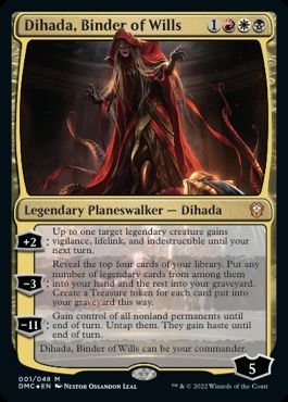 [001]【EN】意志を縛る者、ディハーダ/Dihada, Binder of Wills【DMC】[M][多色]