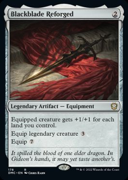 [178]【EN】再鍛の黒き剣/Blackblade Reforged【DMC】[R][茶]