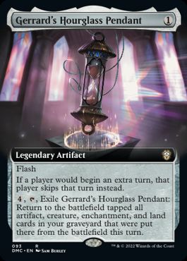 [093]【EN】■拡張アート■ジェラードの砂時計ペンダント/Gerrard's Hourglass Pendant【DMC】[R][茶]