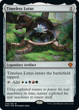 [239]【EN】【FOIL】永久の水蓮/Timeless Lotus【DMU】[M][茶]