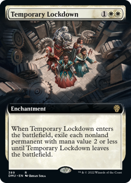 [389]【EN】■拡張アート■一時的封鎖/Temporary Lockdown【DMU】[R][白]