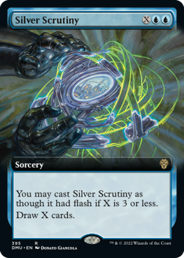[395]【EN】■拡張アート■銀の精査/Silver Scrutiny【DMU】[R][青]