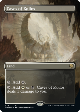 [378]【EN】【FOIL】■ボーダーレス■コイロスの洞窟/Caves of Koilos【DMU】[R][土地]