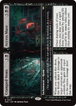 [017]【EN】手狭な通気口+進入迷路/Cramped Vents+Access Maze【DSC】[R][黒]
