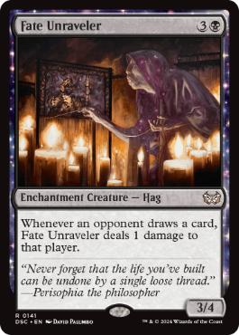 [141]【EN】運命をほぐす者/Fate Unraveler【DSC】[R][黒]