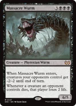 [147]【EN】虐殺のワーム/Massacre Wurm【DSC】[M][黒]