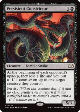 [022]【EN】しつこい締め付け蛇/Persistent Constrictor【DSC】[R][黒]
