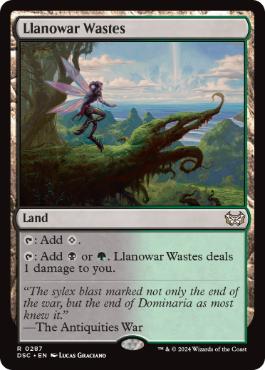 [287]【EN】ラノワールの荒原/Llanowar Wastes【DSC】[R][土地]