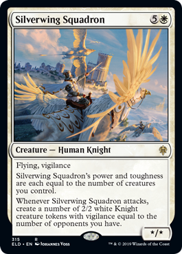 [315]【EN】銀翼の戦隊/Silverwing Squadron【ELD】[R][白]
