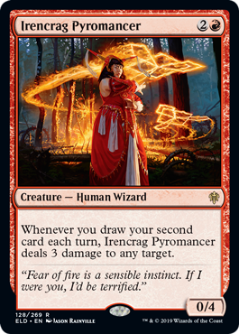 [128]【EN】アイレンクラッグの紅蓮術師/Irencrag Pyromancer【ELD】[R][赤]