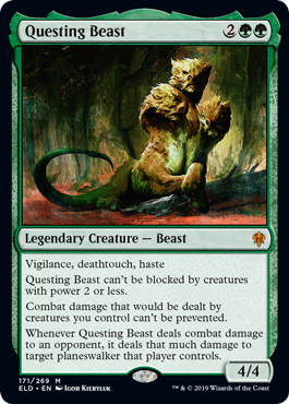 [171]【EN】探索する獣/Questing Beast【ELD】[M][緑]