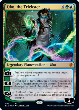 [309]【EN】トリックスター、オーコ/Oko, the Trickster【ELD】[M][多色]