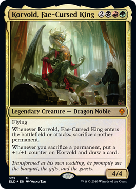 [329]【EN】フェイに呪われた王、コルヴォルド/Korvold, Fae-Cursed King【ELD】[M][多色]