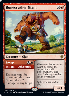[115]【EN】【FOIL】砕骨の巨人/Bonecrusher Giant【ELD】[R][赤]