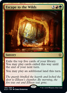 [189]【EN】【FOIL】僻境への脱出/Escape to the Wilds【ELD】[R][多色]
