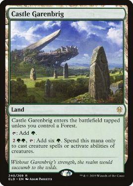 [240]【EN】【FOIL】ギャレンブリグ城/Castle Garenbrig【ELD】[R][土地]