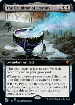 [352]【EN】■拡張アート■永遠の大釜/The Cauldron of Eternity【ELD】[M][黒]