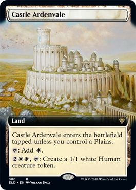 [386]【EN】【FOIL】■拡張アート■アーデンベイル城/Castle Ardenvale【ELD】[R][土地]