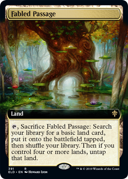 [391]【EN】【FOIL】■拡張アート■寓話の小道/Fabled Passage【ELD】[R][土地]