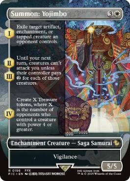 [196]【EN】■ボーダーレス■召喚：ヨウジンボウ/Summon: Yojimbo【FIC】[R][白]