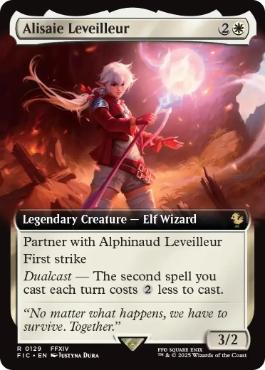 [129]【EN】【FOIL】■拡張アート■アリゼー・ルヴェユール/Alisaie Leveilleur【FIC】[R][白]